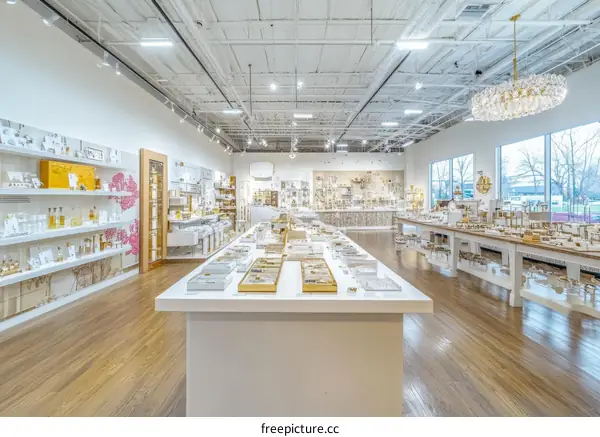 Modern Jewelry Store Interior Design