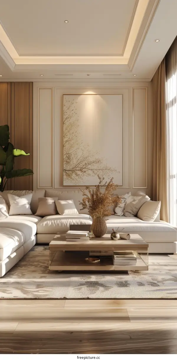 Modern Elegant Living Room Interior Design