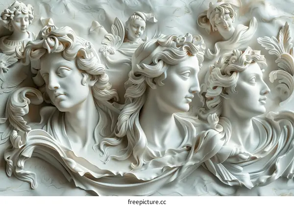 Classical Sculptures of Greek and Roman Gods and Goddesses
