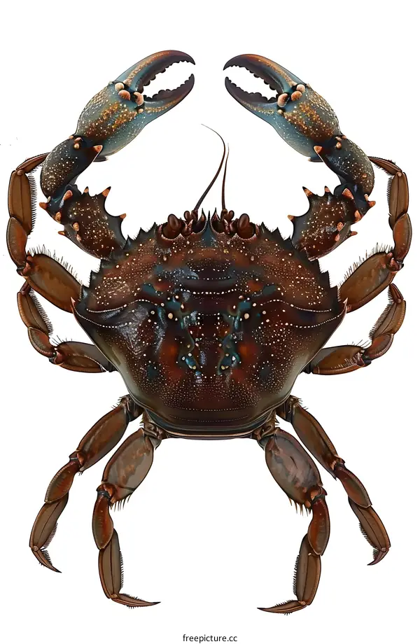 A detailed illustration of a crab
