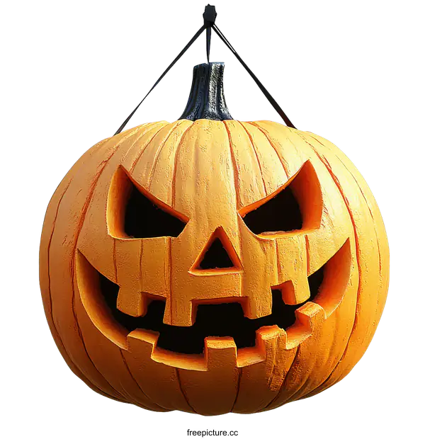[Transparent Background PNG]Halloween Pumpkin Decorative Scary Face