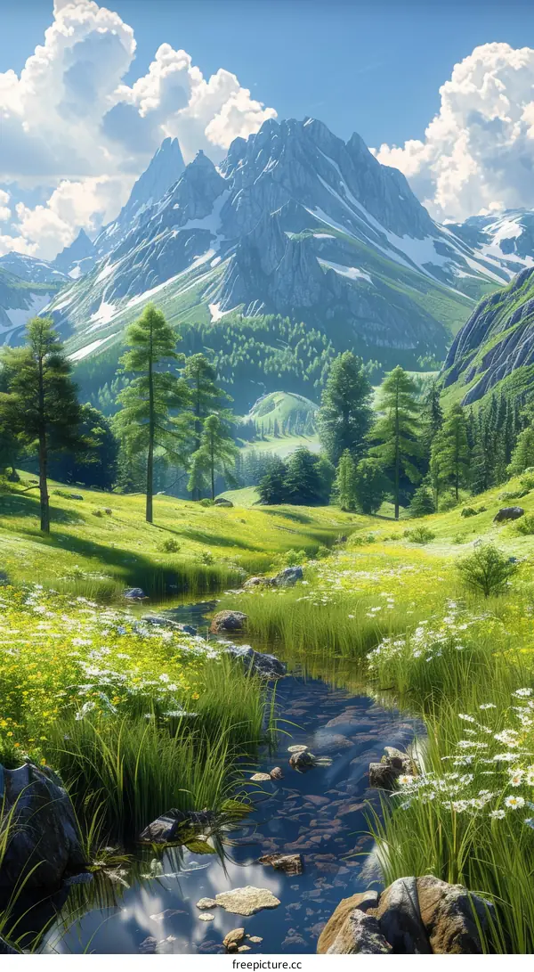 A beautiful landscape painting