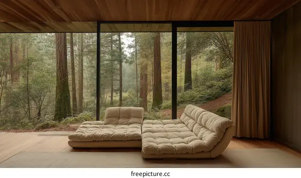 Modern Cabin with Stunning Forest Views