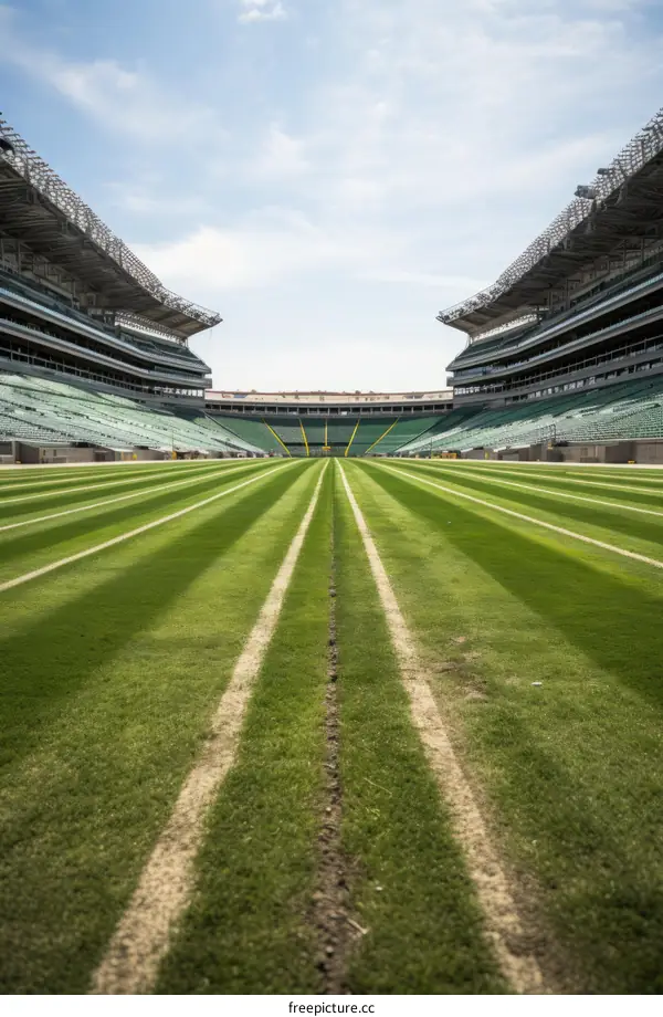 Empty Commonwealth Stadium in Edmonton, Canada