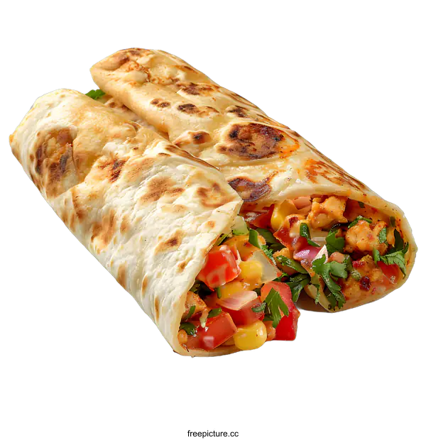 [Transparent Background PNG]Chicken Shawarma