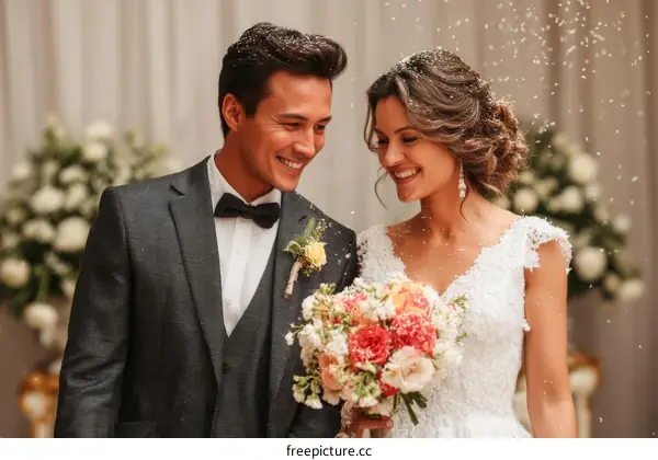 Wedding Couple Happiness Ceremony