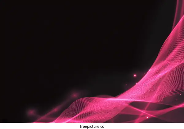 Abstract Pink Wave Design Background