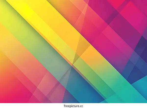 Abstract Geometric Background with Vibrant Colors