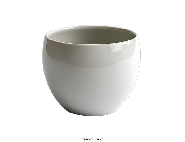 [Transparent Background PNG]White ceramic cup on a white background