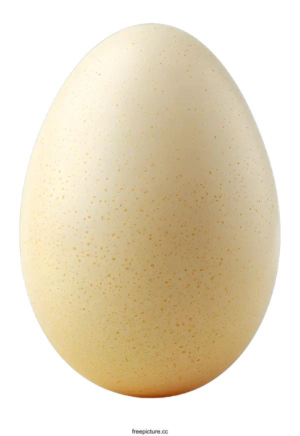 [Transparent Background PNG]Ostrich egg isolated on white background