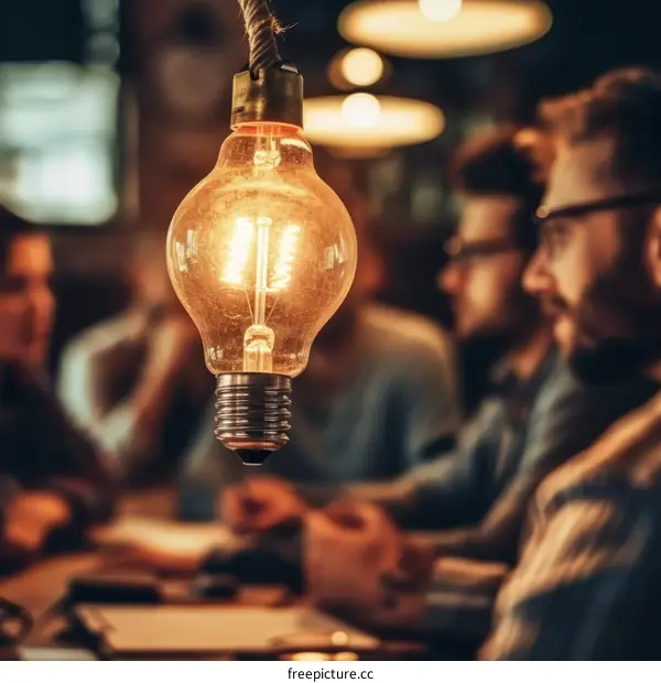 Idea generation meeting of creative professionals