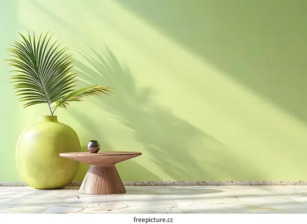 Modern Minimalist Green Interior Design