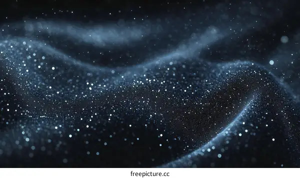 Abstract Sparkling Particles Background Design