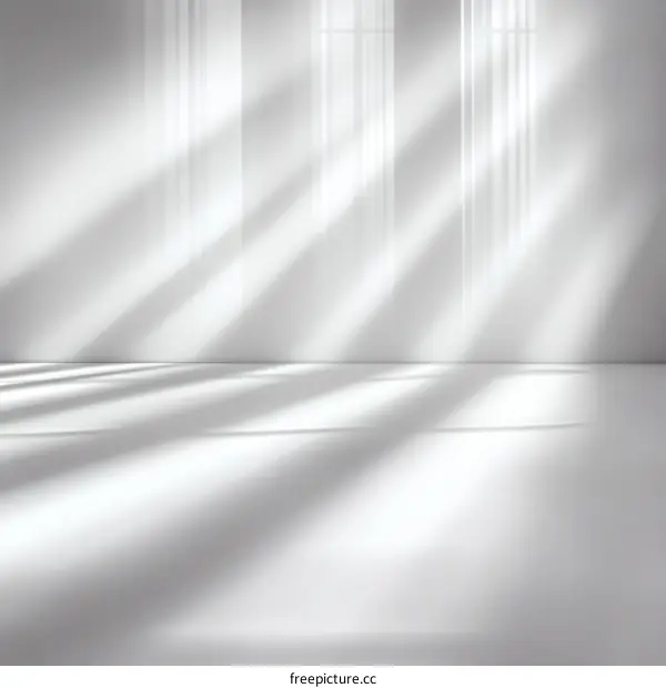 Abstract Light and Shadow Studio Interior