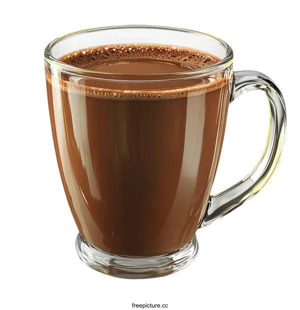 [Transparent Background PNG]Glass Mug of Chocolate Drink Illustration