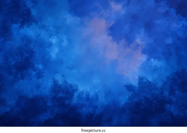 Abstract Blue Watercolor Background