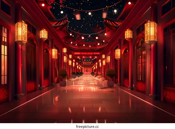 Street view during Chinese New Year