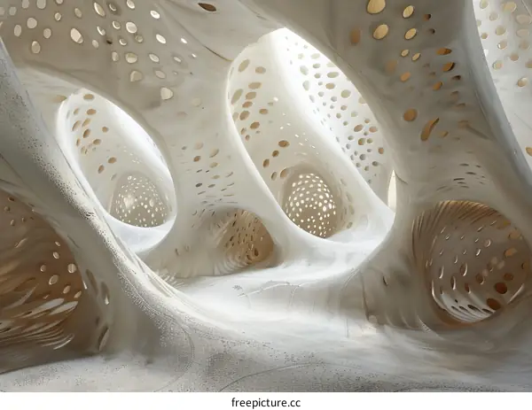 Abstract Architectural Design Interior Structure