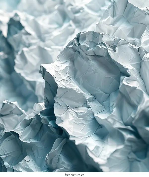 Abstract Textured Crumpled Paper Background
