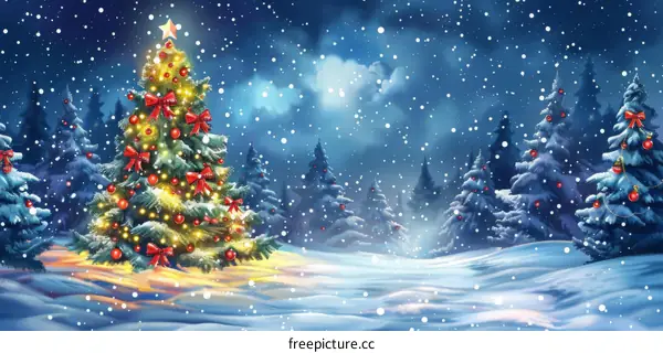 Christmas Eve in the Forest