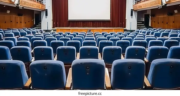 Empty Seats in an Auditorium