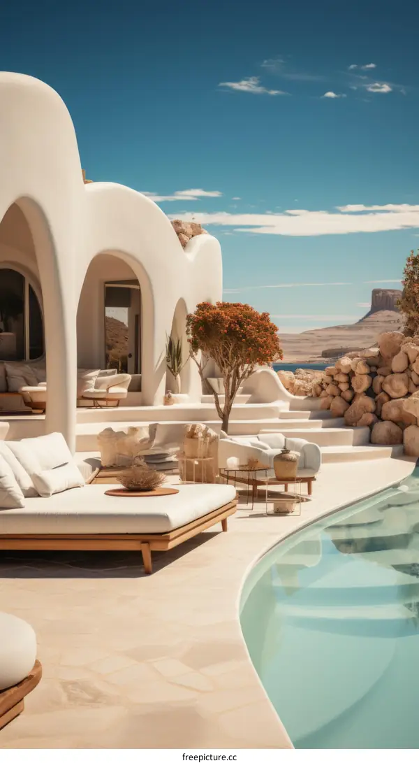 Modern Luxury Villa with Pool and Sea View