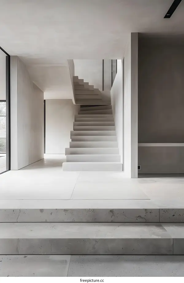 Modern Minimalist Interior Design Staircase