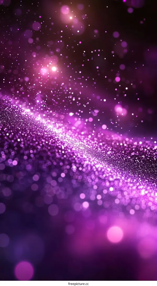 Purple Glitter Abstract Background Design