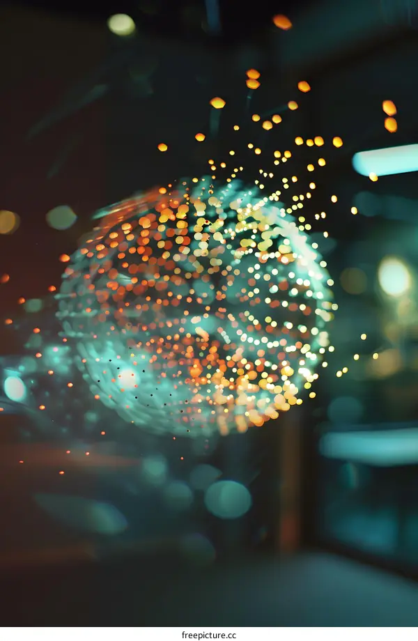 Abstract Colorful Bokeh Lights