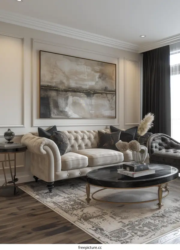 Modern and Minimalist Living Room