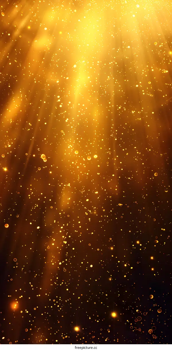 Golden sparkles background