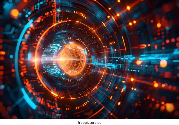 Digital Tunnel of Light and Data