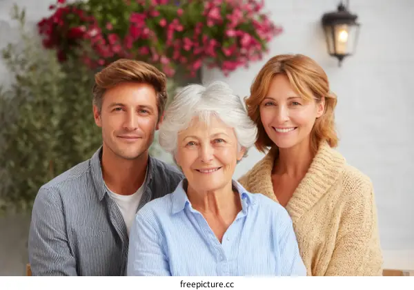 Happy Family Portrait Outdoor