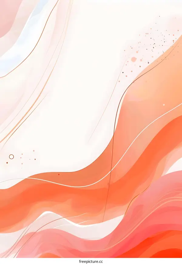 Abstract Background With Orange And White Color