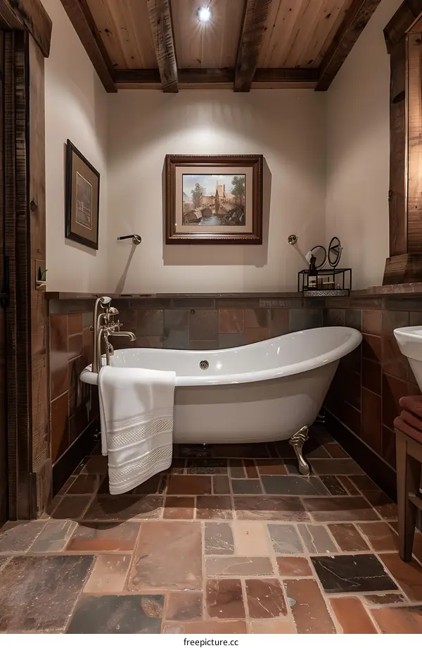 A country-style bathroom