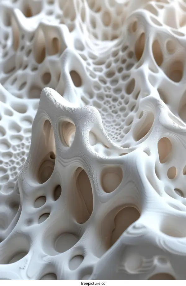 Abstract  Cellular  Structure  Pattern  Design