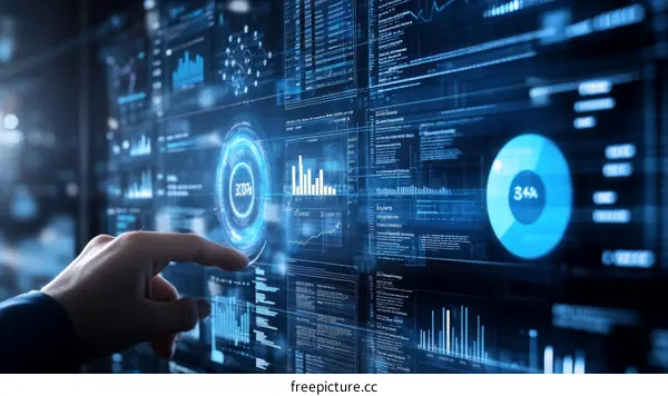 Interactive Data Visualization on a Digital Interface