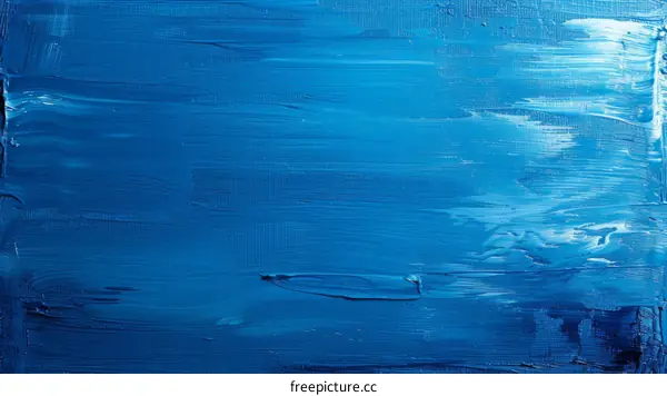 Blue Oil Painting Texture