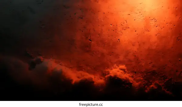 Fiery Abstract Textured Wall