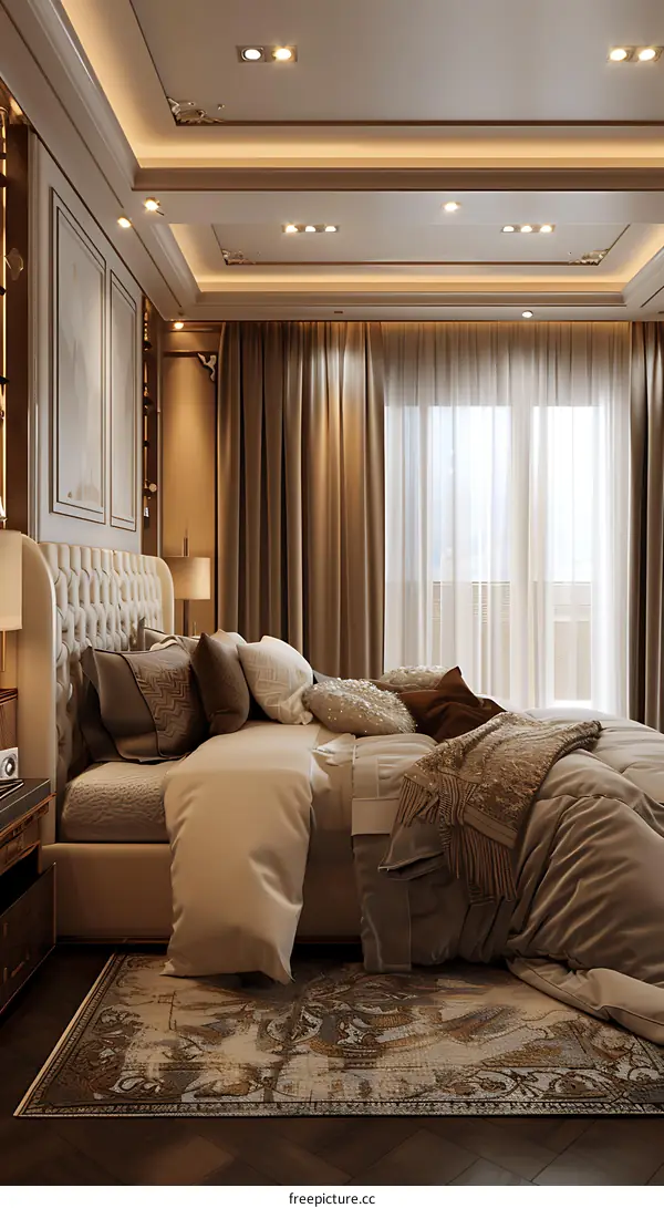 European-style bedroom