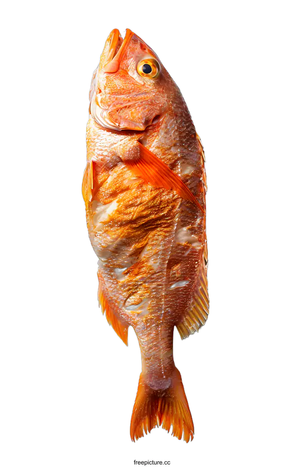[Transparent Background PNG]Fresh Red Fish on White Background