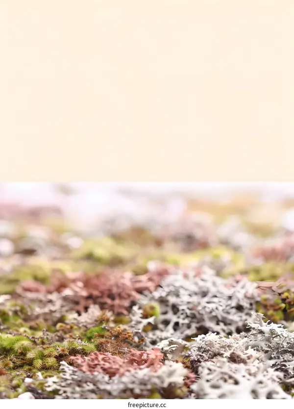 Close Up Macro Photo of Colorful Moss