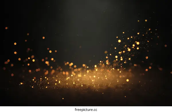 Abstract Golden Sparkling Background Design