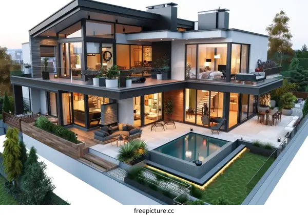 Modern Luxury House with Swimming Pool