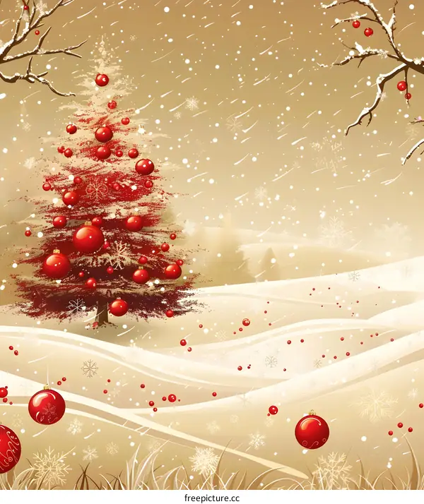 Christmas Tree with Ornaments