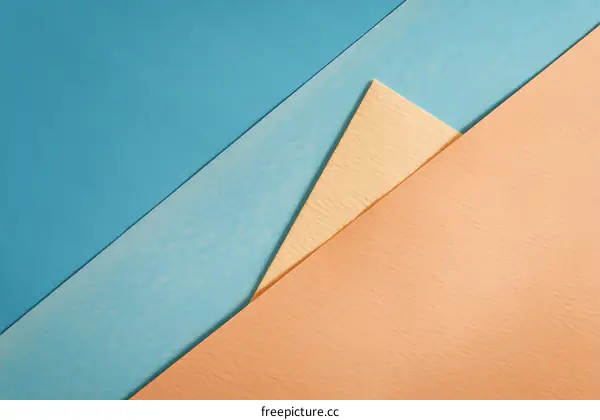 Abstract Geometric Paper Layers Design