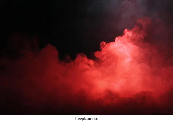 Red Smoke Abstract Background