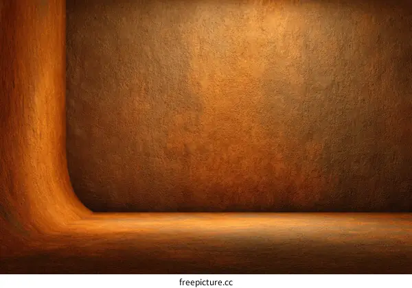 Rustic Copper Interior Corner Background