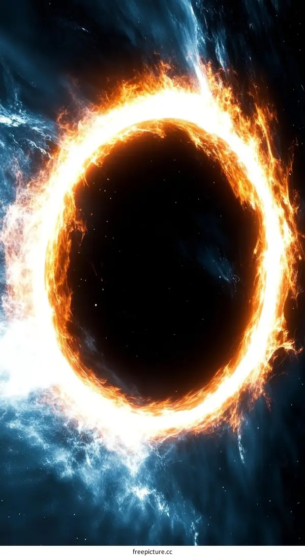 Fiery Cosmic Ring of  Space