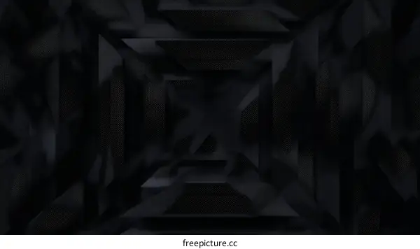 Abstract Geometric Black Background Design